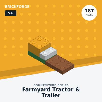 BrickForge Farmyard Tractor & Trailer